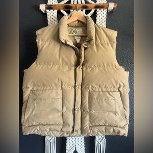 Vintage Woods Goose Brand Outdoor Clothing Feather Down Vest